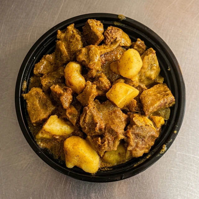 Curry goat – authentic Caribbean curry goat at Caribbean Stove PickUp, London, Ontario